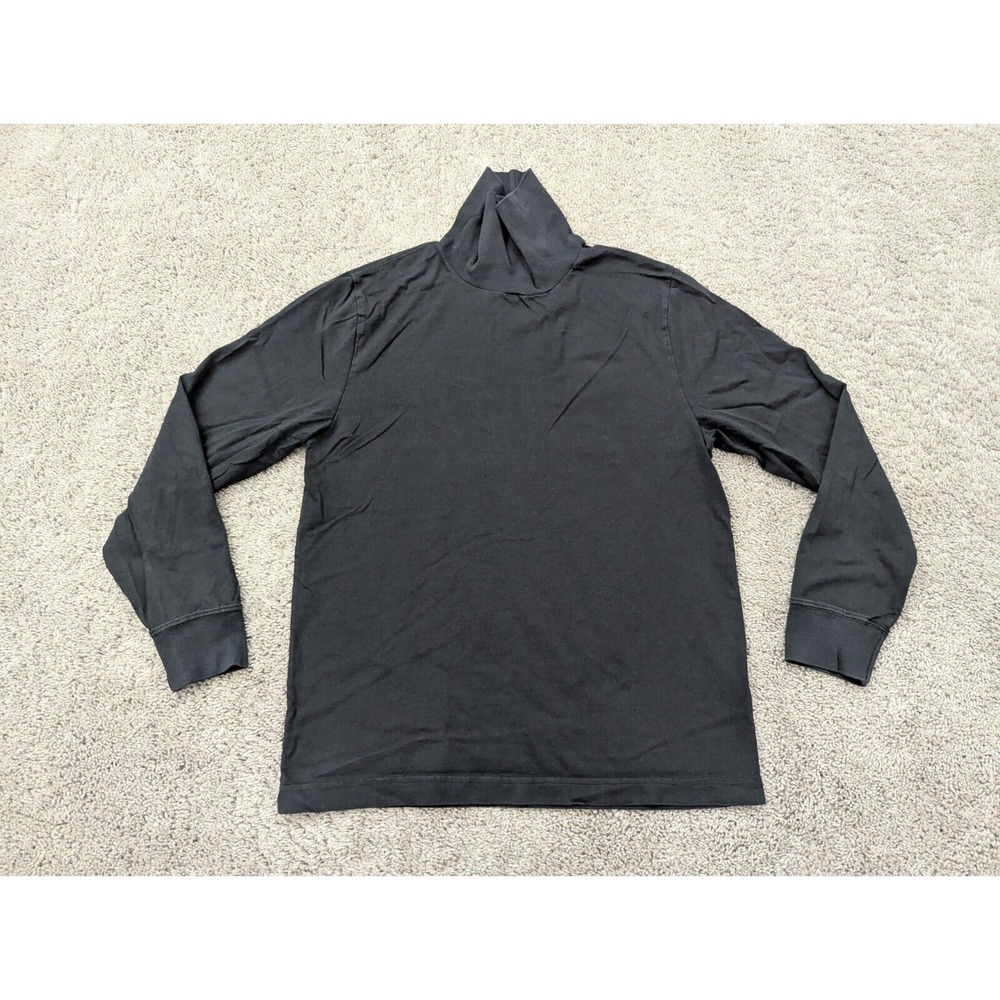 Abercrombie & Fitch Sweater Mens Medium Soft A&F Pullover Mock Neck Black